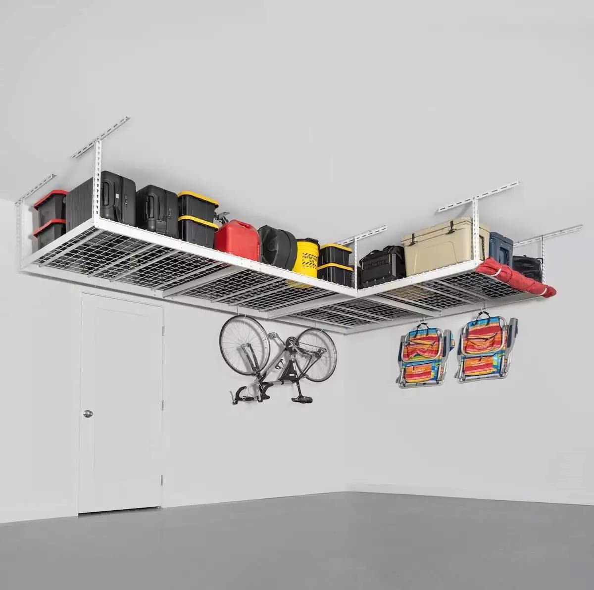 Maximize Your Space with a Hammertone Overhead Storage Rack